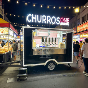 Remorque carrée DOT VIN CE en acier inoxydable, équipement complet pour four à bois, cuisine mobile pour restauration rapide - Product Image 5