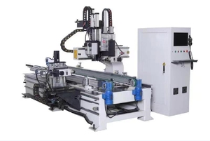 Nuevo Centro de Mecanizado CNC Trans-U Tenon para el Procesamiento de Bisagras y Cerraduras de Puertas de Madera, Planta de Fabricación Automática, Bomba, Engranaje, Rodamiento - Product Image 3