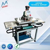 Presse à chaud pour tissus en silicone DSMC 460 avec logo en relief et presse à chaud pour t-shirts