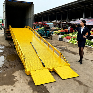 Niveleur de quai de conteneur de rampe de cour mobile à bas prix professionnel en Chine en vente - Product Image 1