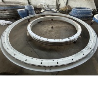 Engrenage annulaire ultra-fin en acier forgé OEM, revêtement oxyde noir, diamètre extérieur 4000 mm, pour éolienne