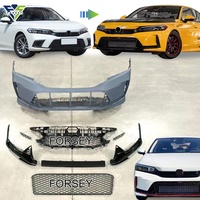Kit de carrosserie avant modifié mise à niveau TYPE-R pour H-ONDA CIVI-C 2022 assemblage complet du pare-chocs avant