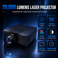 Projecteur laser pour grandes salles MX-X20000U avec technologie 3LCD WUXGA, fusion des images et projection à 360 degrés