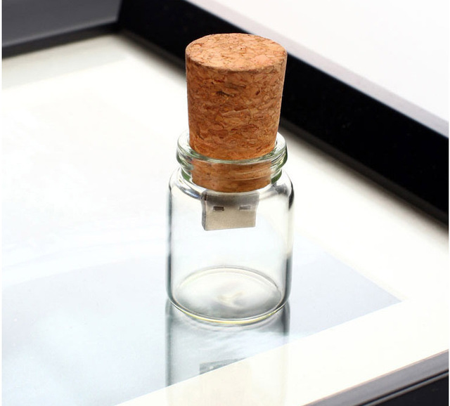 Drifting Bottle USB Flash Drive Pen Drive 4GB 8GB Memory Stick Pendrive 16GB 32GB 64GB U Disk