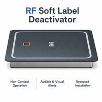 Décodeur désactivateur d'étiquettes RF EAS 8,2 MHz, dispositif de désactivation d'étiquettes souples antivol pour magasins de détail, librairies, supermarchés, usines
