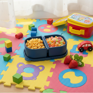 Conteneur à collation et boîte à lunch rectangulaire moderne en silicone, écologique, sans BPA et de haute qualité. - Product Image 2