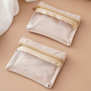 Sac de rangement pour bijoux, fermeture éclair transparente, léger, pour colliers, boucles d'oreilles, bagues, voyage, usage domestique - Product Image 2
