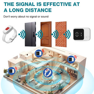 Sistema de botón de llamada para cuidador de hogar de ancianos de hospital, pulsera de llamada de emergencia de alerta inteligente, ayuda personal Alet Para pacientes mayores - Product Image 5