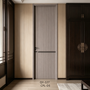 Porte intérieure moderne en MDF pour condo, finition <span class=keywords><strong>CPL</strong></span> de luxe, insonorisée, ignifuge, protection environnementale, chambre, cuisine, salon - Product Image 1