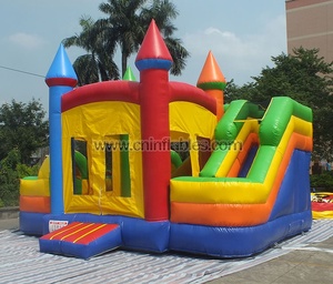 Castillo hinchable de Oriente 5n1, combo hinchable con tobogán y obstáculos - Product Image 4