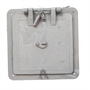 Portes de fournace en fonte robustes de haute qualité, antidéflagrantes, certifiées CE, composants de chaudière à vapeur, alimentées au charbon et à <span class=keywords><strong>la</strong></span> biomasse - Product Image 2