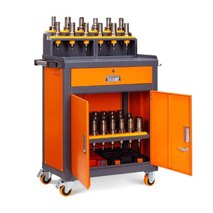 Mesa auxiliar para centro de mecanizado CNC, <span class=keywords><strong>cambiador</strong></span> de herramientas con bloqueo BT30/BT40, mesa de ajuste, marco de herramientas, modelo QZ-DJG, China continental - Product Image 5