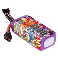 GAONENG GNB 4S 1300MAH 15.2V 120C XT60 HV Haute Tension LiHV RC LiPo Batterie 180mm à 330mm Brushless FPV 5 à 6 pouces Drone Quads