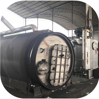 Machine de pyrolyse d'huile de recyclage de craquage thermique en caoutchouc de pneu en plastique continu