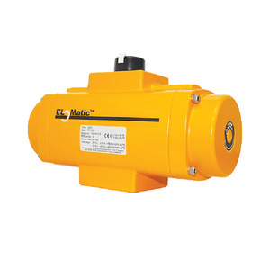Actionneur de vanne pneumatique série F El-o-matic, type engrenage et crémaillère, positionneur intelligent pour applications multimédias - Product Image 1