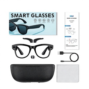 Hot Selling Wide Application M02 Ultra Smart <b>Glasses</b> Camera Video AI Translation Image Recognition Waterproof Charging Case - Product Image 1