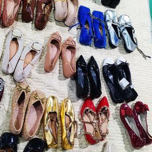 <span class=keywords><strong>Ballerine</strong></span> in Camoscio con Decorazioni in Strass e Perle Finte, Versatili e Comode, Slip-On con Punta Chiusa, Premium JackWen Factory - Product Image 5