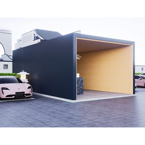 Aluminum Alloy Hotel <strong>Porch</strong> Pavilion, Plate Long Corridor, Simple <strong>Wood</strong> Grain Landscape, <strong>Canopy</strong>, Sunshade,customization - Product Image 4