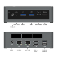 Mini PC TOPC TR9 AMD Ryzen AI 9 HX370 con IA, 12 Núcleos, 24 Subprocesos, 32 GB de DDR5, SSD de 1 TB, Computadora para Juegos con NPU AMD XDNA 2 y Oculink