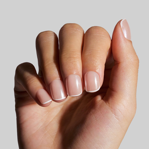 <span class=keywords><strong>Faux</strong></span> <span class=keywords><strong>ongles</strong></span> en <span class=keywords><strong>gel</strong></span> souple à presser PMMA, finition brillante semi-opaque, micro French, extra <span class=keywords><strong>courts</strong></span>, forme squoval, marque privée, réutilisables - Product Image 4