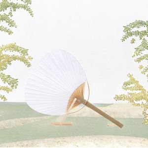 Abanicos de Palma Tejidos Estilo Japonés con Impresión Personalizada, Abanicos de Bambú Ecológicos, Regalos Promocionales con Mango Natural, Decoración para el Hogar de Año Nuevo - Product Image 2