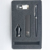 Insert en mousse EVA de protection en polyéthylène noir sur mesure pour l'électronique, emballage en mousse découpée haute densité pour bouteilles