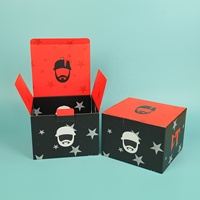 Caja de Cartón Corrugado Reciclable y Ecológica con Logotipo Personalizado, para Empaque de Ropa y Sombreros, con Fondo de Cierre y Ranuras Regulares