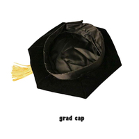 Écharpes de remise de diplôme personnalisées, ours en peluche, casquette de baseball, chapeau, badge scolaire en métal, médaille, uniforme, porte-documents, porte-certificat