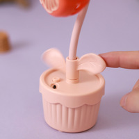 Kipas Mini Bentuk Pot Bunga yang Lucu, Kipas USB Trendi untuk Musim Panas dengan Logo yang Dapat Disesuaikan, Mudah Dibawa, Ringkas dan Tenang