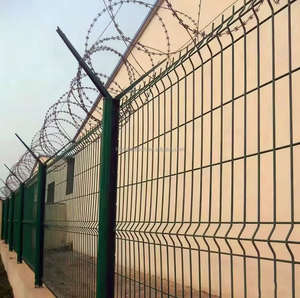 Clôture en treillis soudé en acier galvanisé 3D avec services de pliage et de découpe pour jardin familial - Product Image 2