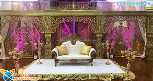 Fondo de Escenario para Bodas Modernas Cristianas con Material de Fibra de Vidrio, Diseño Portátil para Decoración de Recepciones de Bodas - Product Image 6