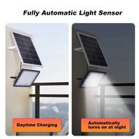 Projecteurs solaires LED portables étanches IP67 pour jardin et extérieur, 100W, 200W, 300W