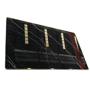 Đá Thạch Anh bảng Tops cho Cà Phê Trà <span class=keywords><strong>Bar</strong></span> bảng Nero MARQUINA đặc điểm kỹ thuật 1200*650*30 mét bảng màu đen Tops - Product Image 3