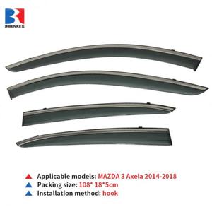 Pare-soleil et déflecteurs de vent pour vitres de voiture MAZDA 3 Axela 2014 2015 2016 2017 2018 - Product Image 2