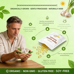 Cápsulas de Ajo Sin Olor <span class=keywords><strong>para</strong></span> Adultos, Extracto Herbal, Alimento Saludable <span class=keywords><strong>para</strong></span> Mujeres Embarazadas, Libre de GMO y Gluten, Mejorado, Éxito de Ventas en Amazon - Product Image 4