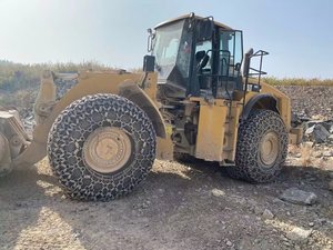 รถตักดิน Caterpillar Cat ขนาด980ชม. รถตัก4x4ล้อหน้ามือสองแบบดั้งเดิมสำหรับเครื่องจักรก่อสร้าง