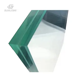 Construção vidro laminado preço temperado claro pvb sgp vidro laminado fornecedores