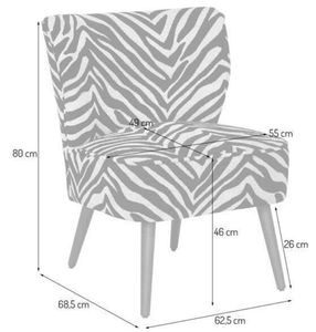 Fauteuil d'appoint moderne et confortable avec coussin, fauteuil simple confortable pour <span class=keywords><strong>le</strong></span> salon et la décoration de <span class=keywords><strong>bureau</strong></span> à domicile - Product Image 5