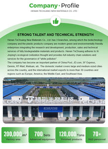 Биоразлагаемые и компостируемые пакеты для уборки за собаками из PBAT, PLA и кукурузного крахмала, сертифицированные по EN13432 - Product Image 4