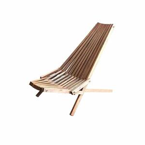 Chaise pliante classique en bois naturel <span class=keywords><strong>Tamarack</strong></span> chaise d'extérieur pliante en bois et chaise <span class=keywords><strong>Tamarack</strong></span> intelligente pour jardin patio plage - Product Image 1