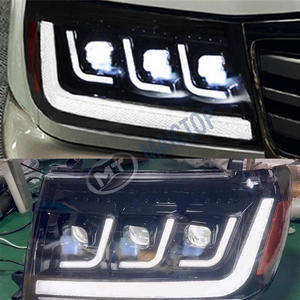 Adecuado para faros delanteros LC100 de 1998-2007, modificación del conjunto de faros LED de tres vías para Land Cruiser FJ100. - Product Image 1