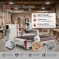 Routeur CNC pour le travail du bois 4x8, machine de découpe et de gravure 3D avec table ATC pour le nesting