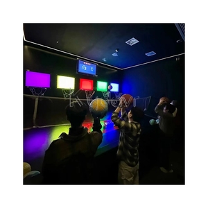 Jeu <span class=keywords><strong>de</strong></span> tir interactif LED multijoueur Kydavr Activate Hoops pour <span class=keywords><strong>salle</strong></span> <span class=keywords><strong>de</strong></span> jeux, compétitif, durable et sûr pour l'intérieur - Product Image 2