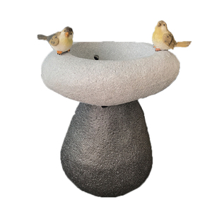 Fontaine à eau en résine avec éclairage Led et pompe, 2 m, produits de jardin, oiseau artificiel, décoration de maison - Product Image 2