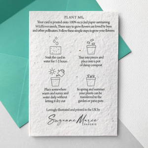 Factory Custom Printed logo Eco-friendly <strong>Plantable</strong> Seed <strong>Paper</strong> Biodegradable Seed <strong>Paper</strong> Thank You Birthday Card - Product Image 4