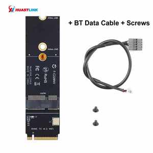 M.2ไร้สาย A + E คีย์สล็อต M.2 M อะแดปเตอร์ WIFI สำหรับ Intel AX210 <span class=keywords><strong>AX200</strong></span> BCM94352Z การ์ดพอร์ต NVMe PCI Express SSD - Product Image 2