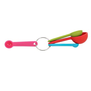 Silicone Measuring Spoon Set Multicolor Food Grade For Baking And Seasoning - Product Image 1
