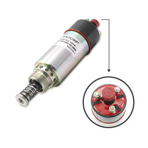 โซลินอยด์วาล์วหยุดเครื่องยนต์ 24V รุ่น 3116 สำหรับเครื่องยนต์ดีเซล ใช้กับรถขุด E325C E322B หมายเลขอะไหล่ 155-4652 - Product Image 3