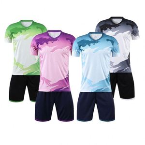 Tenue de football personnalisée SM en polyester 100% pour hommes, ensemble complet, maillot de football imprimé par transfert thermique, personnalisation avec votre propre logo - Product Image 1