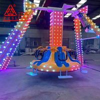 Manège Attrayant pour Parc d'Attractions : Mini Balançoire Pendulaire et Mini Frisbee pour Enfants à Vendre